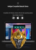 Altavoz inalámbrico con Bluetooth, dispositivo multifuncional para exteriores, transformador Optimus Prime, tarjeta TF, Radio FM, Subwoofer, regalo para ordenador