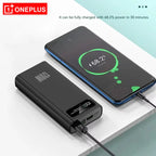 OnePlus 200000mAh pantalla Digital LED banco de energía de alta capacidad 120W carga súper rápida batería externa portátil-MovilExpressShop