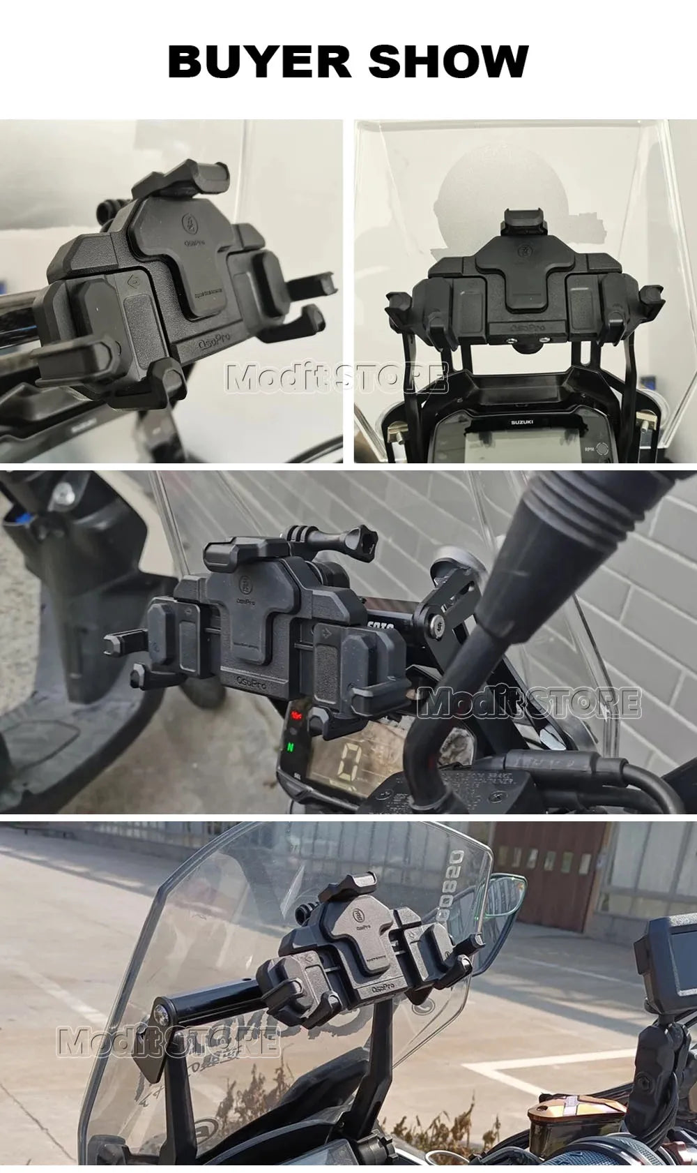 Soporte para teléfono móvil para motocicleta Suzuki V-STROM 800DE v-strom 800DE 2023, soporte de navegación GPS de 9mm a 16mm