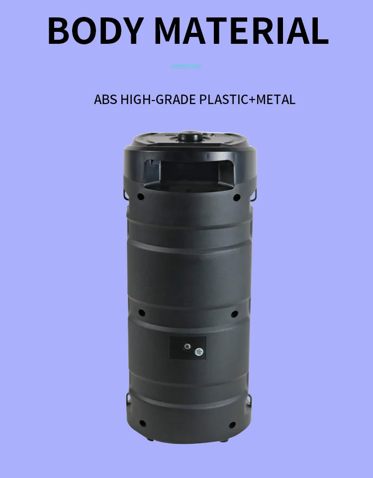 Altavoz Bluetooth portátil de baile cuadrado grande, columna de barra de sonido con luz LED colorida, caja de sonido KTV, Subwoofer Inalámbrico, Boombox de alta fidelidad-MovilExpressShop