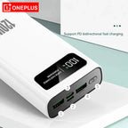 OnePlus 200000mAh pantalla Digital LED banco de energía de alta capacidad 120W carga súper rápida batería externa portátil-MovilExpressShop