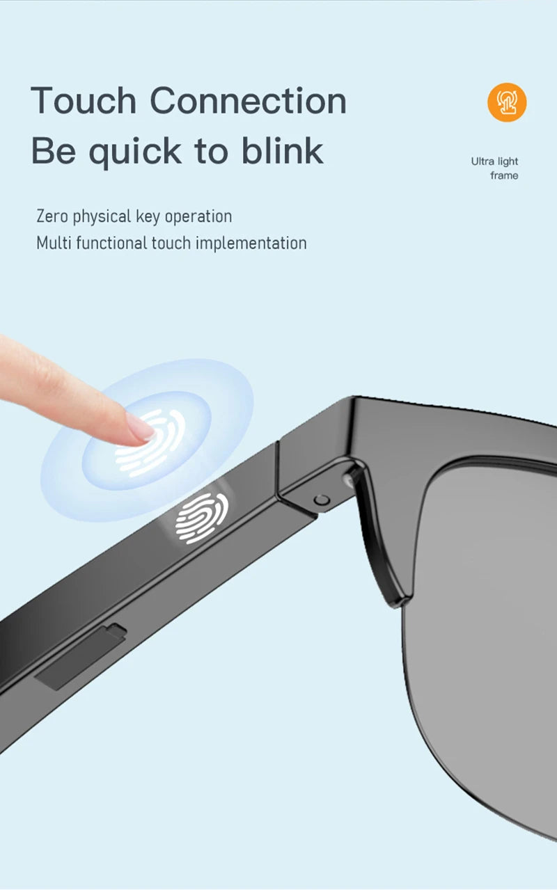 Xiaomi F06/7 nueva llegada gafas inteligentes con auriculares inalámbricos Bluetooth-MovilExpressShop