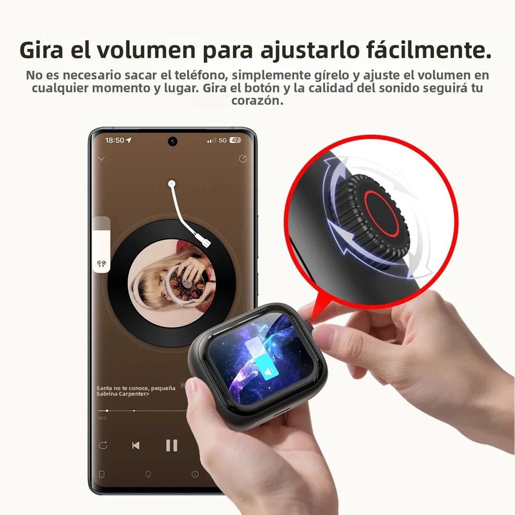 [Pantalla Ultra HD] auriculares HTC NE40 Bluetooth V6 TWS auriculares inalámbricos deportivos traductor AI auricular micrófono de reducción de ruido en la oreja