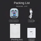 Nuevo Disney Stitch sonido HIFI pantalla Digital LED auriculares Bluetooth auriculares inalámbricos serie Stitch de largo alcance-MovilExpressShop