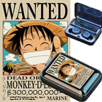 ONE PIECE Luffy Zoro Auriculares inalámbricos con Bluetooth Binaural pequeños en los oídos Anime estéreo bajo TWS auriculares deportivos para teléfono-MovilExpressShop
