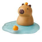 Soporte para teléfono de capibara de cocodrilo, figuritas de animales, decoración de escritorio, soporte para teléfono móvil, modelo de capibara creativo de dibujos animados, juguete