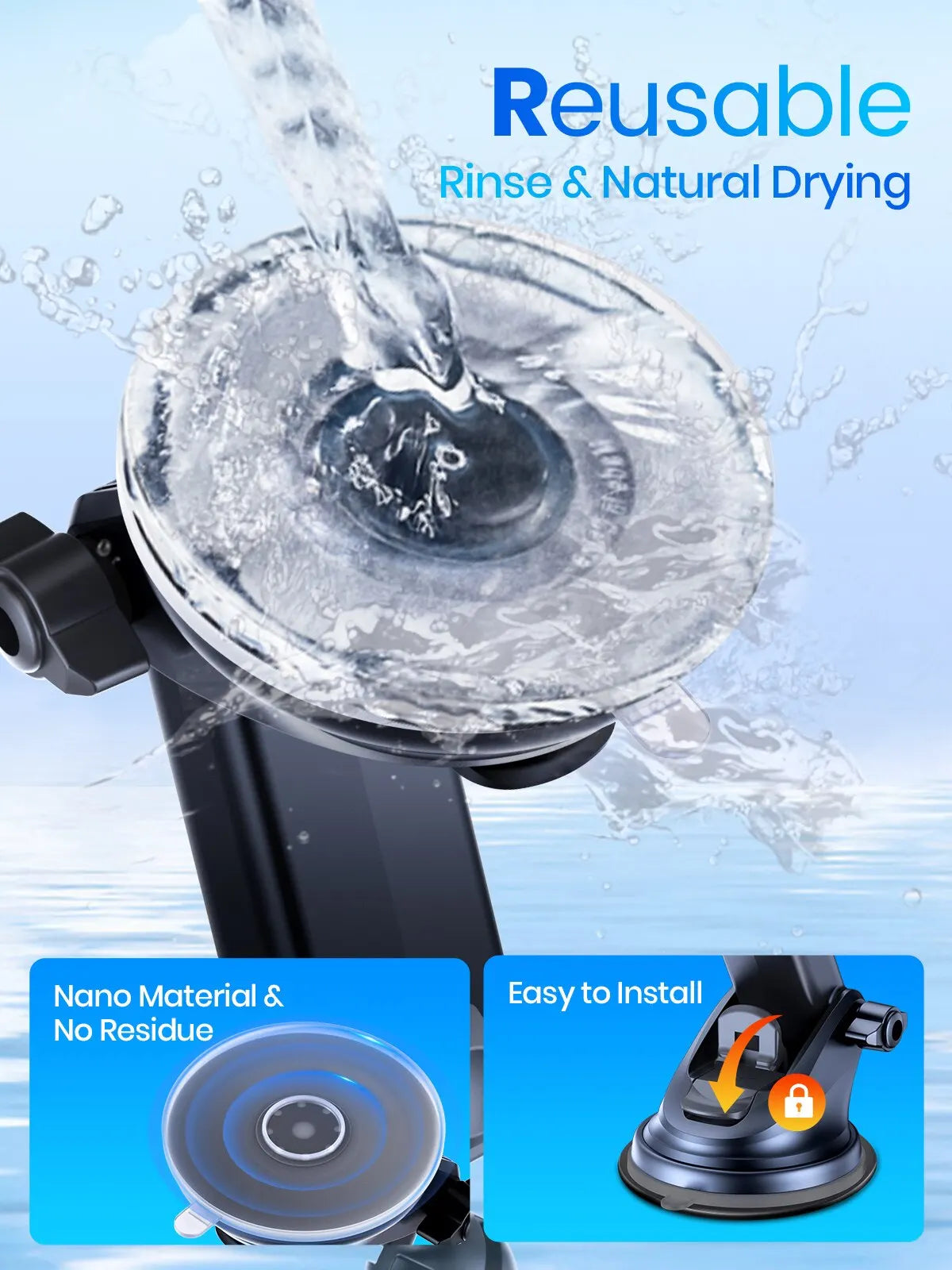 Soporte de teléfono para coche TOPK, soporte de gravedad para iPhone, Xiaomi, Samsung, soporte móvil para salpicadero, parabrisas, ventilación de aire, soporte para teléfono