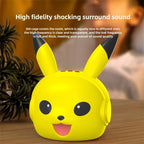 Pikachu Altavoz Bluetooth inalámbrico Altavoz pequeño portátil Subwoofer pesado Mini Bluetooth bajo Subwoofer regalos-MovilExpressShop