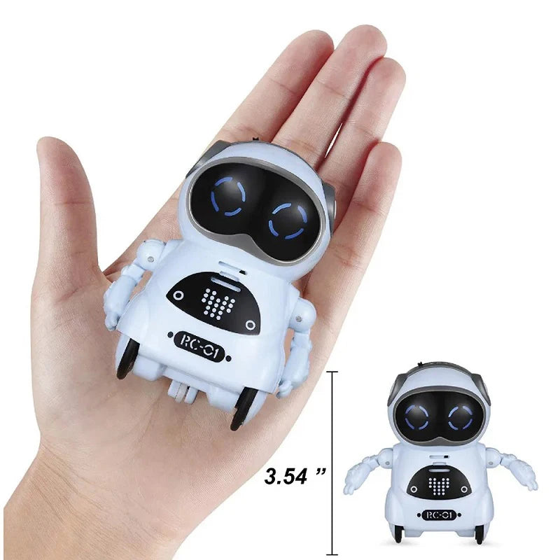 Xiaobao-Mini Robot inteligente multifuncional eléctrico para niños, bolsa de bolsillo, rompecabezas, historia interactiva, voz