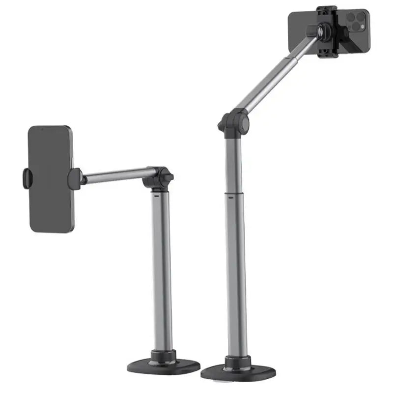 Soporte de escritorio de aluminio giratorio de 360 grados para fotografía Blogging en línea, trípode superior para teléfono-MovilExpressShop