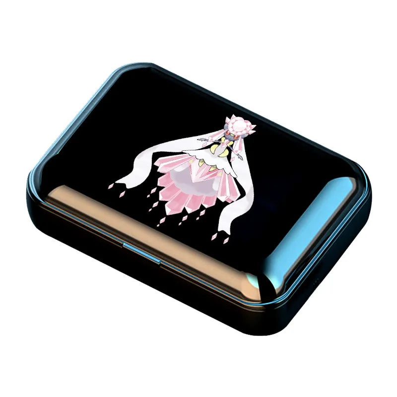 Pokemon Pikachu Auriculares inalámbricos con Bluetooth, Audio envolvente Anime estéreo bajo TWS auriculares deportivos para teléfono-MovilExpressShop