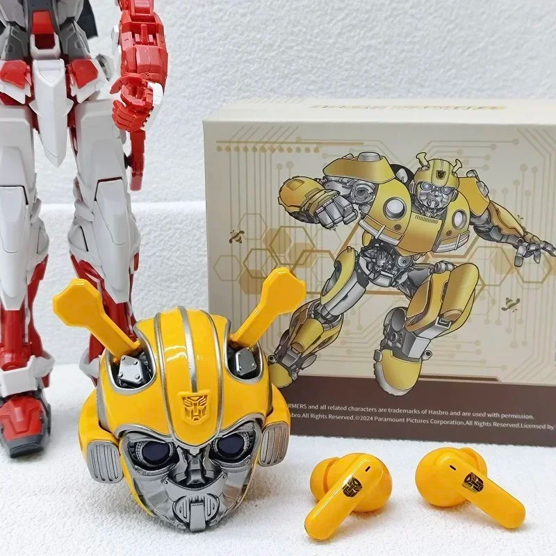 Transformers Auriculares Bumblebee H1 Auriculares con cancelación de ruido Auriculares Bluetooth Auriculares de aleación de alta calidad Juguetes de descompresión-MovilExpressShop