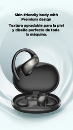 HTC NE19 auriculares Bluetooth IA OWS auriculares inalámbricos deportivos con micrófono potentes graves IA traductor auriculares impermeables de larga duración-MovilExpressShop