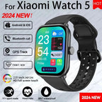 2025 nuevo para Xiaomi Watch 5 hombres mujeres HD AMOLED pantalla de visualización ritmo cardíaco Bluetooth llamada GPS pista impermeable deportes reloj inteligente
