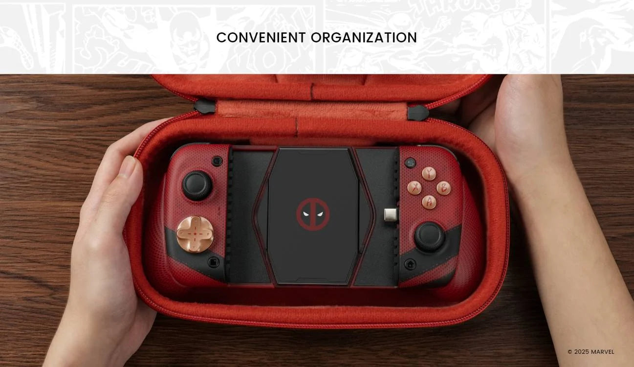 Controlador de juegos móvil GameSir X3 Pro DeadPool Edition para iPhone 15 y Android tipo C Gamepad con palos de efecto Hall