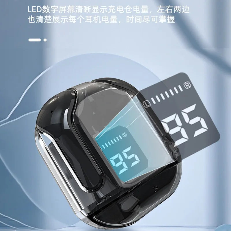 Nuevo Disney Stitch sonido HIFI pantalla Digital LED auriculares Bluetooth auriculares inalámbricos serie Stitch de largo alcance-MovilExpressShop