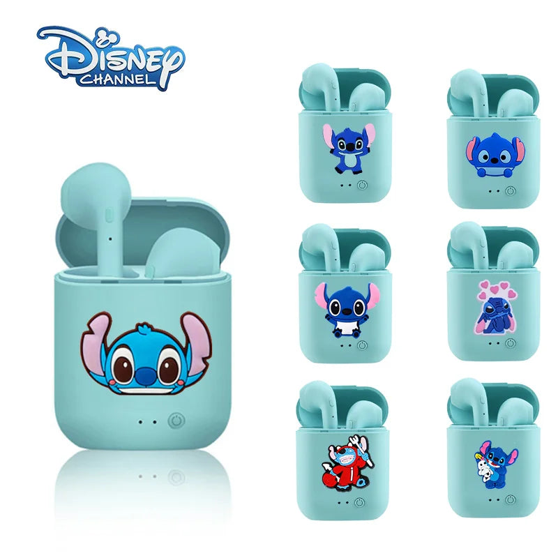 Disney-auriculares inalámbricos Stitzer TWS i7 Mini 2, cascos con Bluetooth 5,0, micrófono, estuche de carga, manos libres, novedad-MovilExpressShop