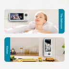 Soporte para teléfono de ducha con Altavoz Bluetooth IPX4, resistente al agua, antiniebla, pantalla táctil, soporte para teléfono de montaje en pared para ducha y baño 
 ?-MovilExpressShop