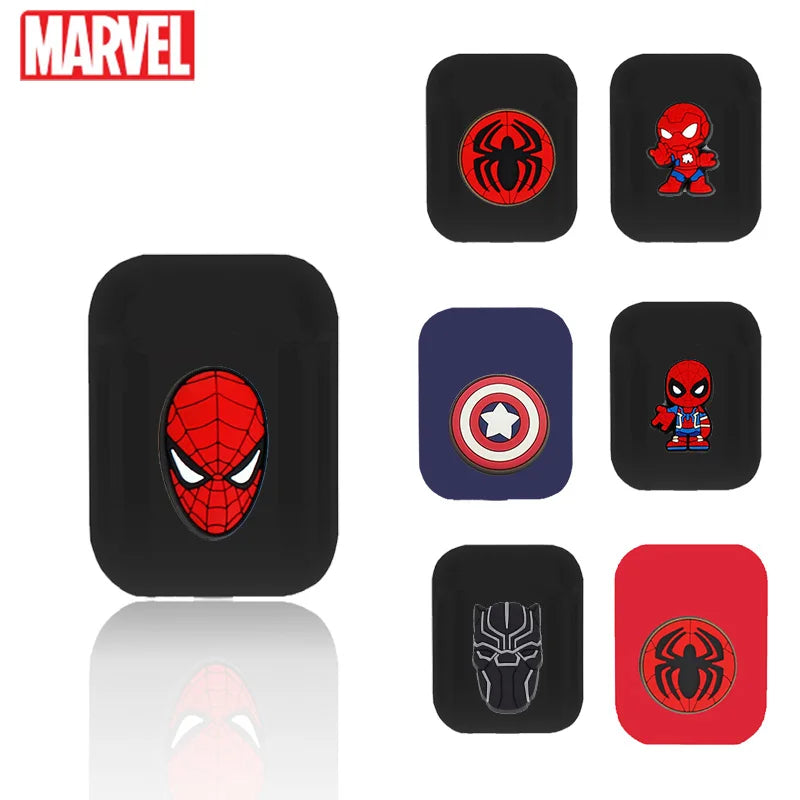 Nuevos auriculares Bluetooth Marvel Spider man auriculares inalámbricos sonido envolvente HIFI auriculares para ordenador portátil con micrófono para niños dibujos animados de Anime-MovilExpressShop