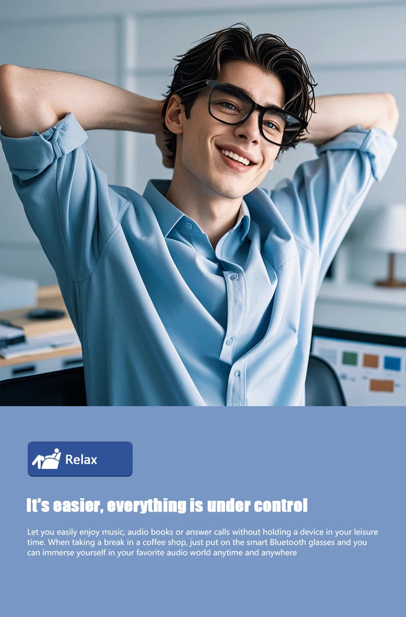 CLLOIO GS05 Clip magnético en gafas inteligentesde sol polarizadas impermeables-MovilExpressShop