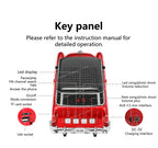 Altavoz Bluetooth WSTER WS-1955 Retro Sedan-MovilExpressShop