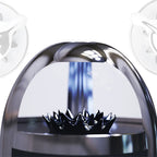 Altavoz Ferrofluid con luz ajustable de 4 colores, altavoz BT Ferrofluid de baile, altavoz portátil, regalos de cumpleaños para hombres y mujeres