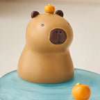 Soporte para teléfono de capibara de cocodrilo, figuritas de animales, decoración de escritorio, soporte para teléfono móvil, modelo de capibara creativo de dibujos animados, juguete