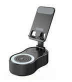Nuevo Soporte para teléfono móvil con luz LDE, Altavoz Bluetooth, soporte ajustable para tableta, altavoz inalámbrico portátil-MovilExpressShop