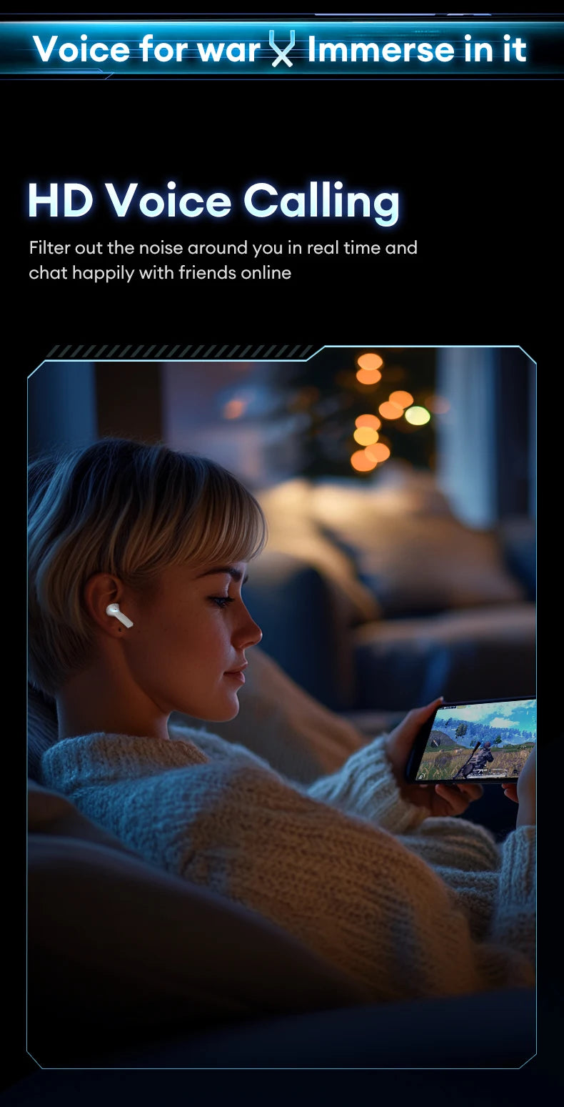 Lenovo XT53 auriculares de traducción TWS Bluetooth HD llamadas de voz auriculares con reducción de ruido para viajes de oficina auriculares con traductor AI