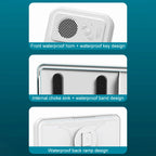 Soporte para teléfono de ducha con Altavoz Bluetooth IPX4, resistente al agua, antiniebla, pantalla táctil, soporte para teléfono de montaje en pared para ducha y baño 
 ?-MovilExpressShop