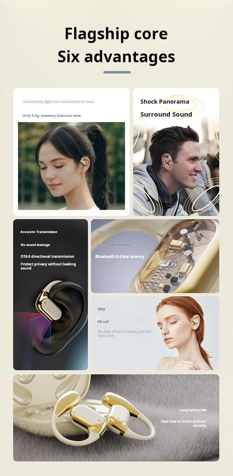 Original Xiaomi Q11 auriculares Bluetooth no intrauditivos auriculares inalámbricos pantalla de alimentación con micrófono deportes auriculares de alta fidelidad juego-MovilExpressShop