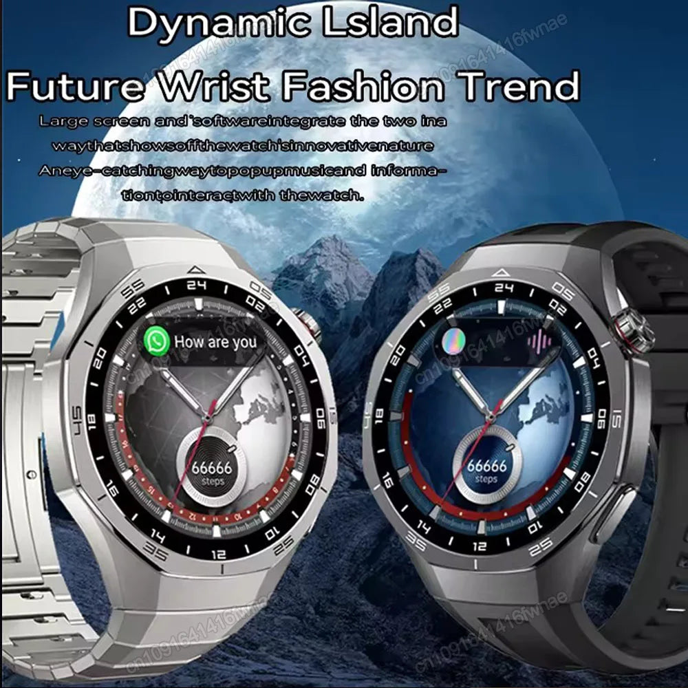 Reloj inteligente GT5 Pro, reloj deportivo GPS para hombres y mujeres, pantalla táctil AMOLED, llamadas telefónicas Bluetooth, reloj inteligente de pulsera resistente al agua para Fitness