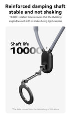 Clip magnético para teléfono con montaje en cuello 360 °   Soporte de teléfono POV de rotación para Iphone 15 14 13 12 11 10 para accesorios de teléfono SAMSUNG HUAWEI-MovilExpressShop