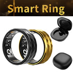 Smart Ring 2024 – Monitor de temperatura corporal, resistente al agua, compatible con Android e iOS-MovilExpressShop