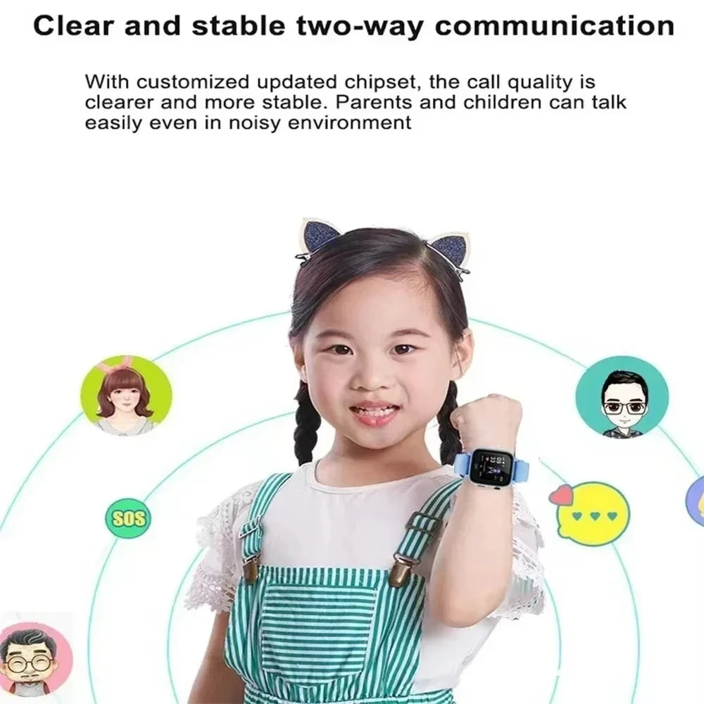 Xiaomi niños reloj inteligente 4G SOS ubicación GPS tarjeta Sim llamada niño reloj inteligente cámara impermeable niños niña regalo para Ios Android caliente