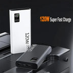 VIVO 120W Power Bank 50000mAh alta capacidad carga rápida Powerbank cargador de batería portátil para iPhone Samsung Huawei etc...-MovilExpressShop