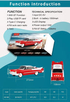 Dodge Custom Royal Lancer Altavoz Bluetooth inalámbrico-MovilExpressShop