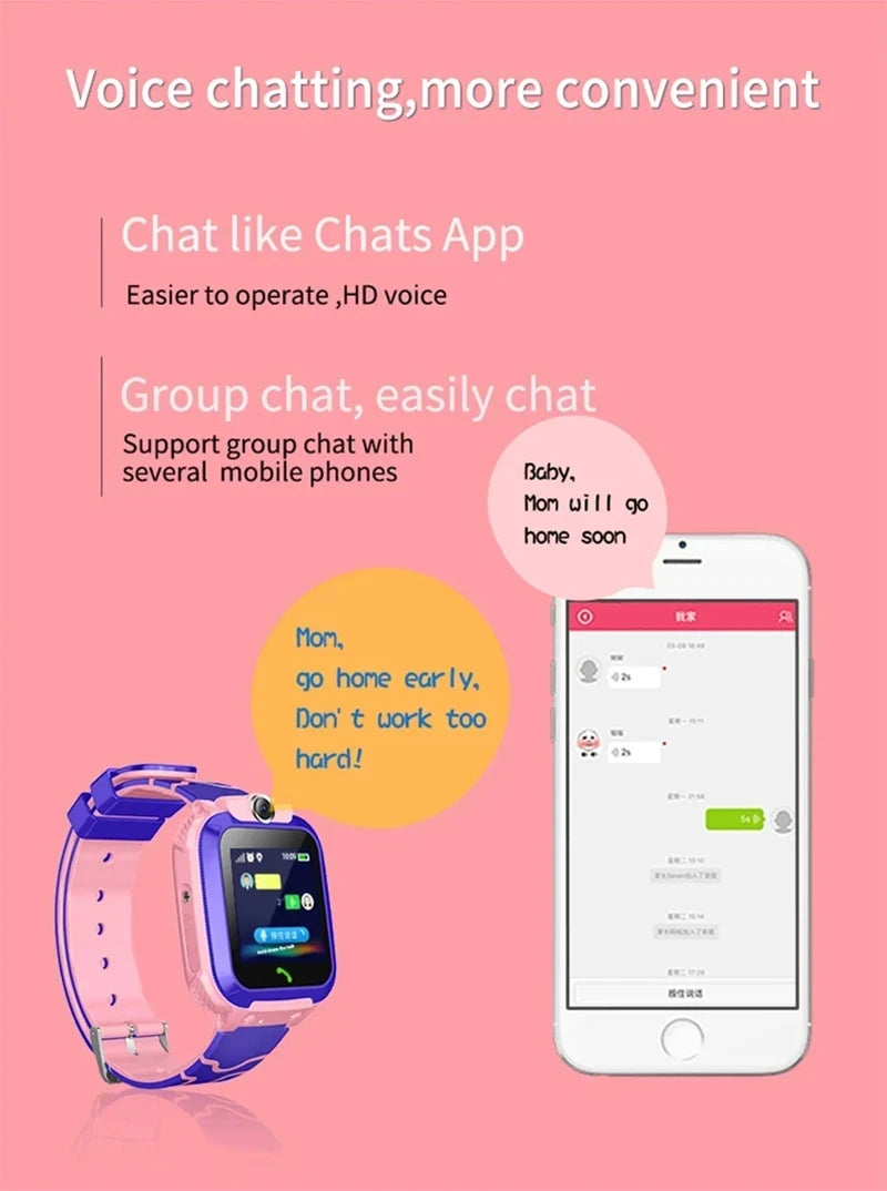 Xiaomi niños 5G reloj inteligente SOS ubicación GPS tarjeta Sim llamada niño reloj inteligente cámara impermeable niños niñas regalo para IOS Android