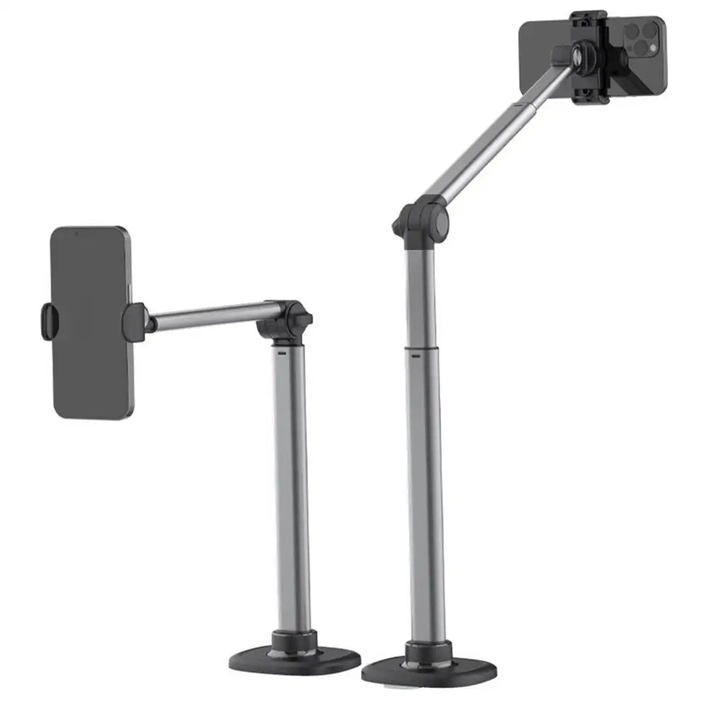 Soporte de escritorio de aluminio giratorio de 360 grados para fotografía Blogging en línea, trípode superior para teléfono-MovilExpressShop