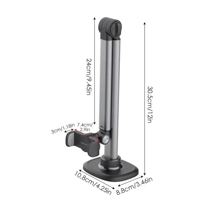 Soporte de escritorio de aluminio giratorio de 360 grados para fotografía Blogging en línea, trípode superior para teléfono-MovilExpressShop