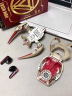 MARVEL Colaboración Auriculares Bluetooth ANC Cancelación activa de ruido Bluettoth Auriculares inalámbricos Deportes Juegos Regalo Iron Man-MovilExpressShop