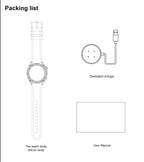 Nuevo reloj inteligente AMOLED con reproductor de vídeo con memoria de 4GB con GPS, mapas sin conexión, reloj inteligente deportivo militar para hombres, pulsera impermeable para nadar de 30m