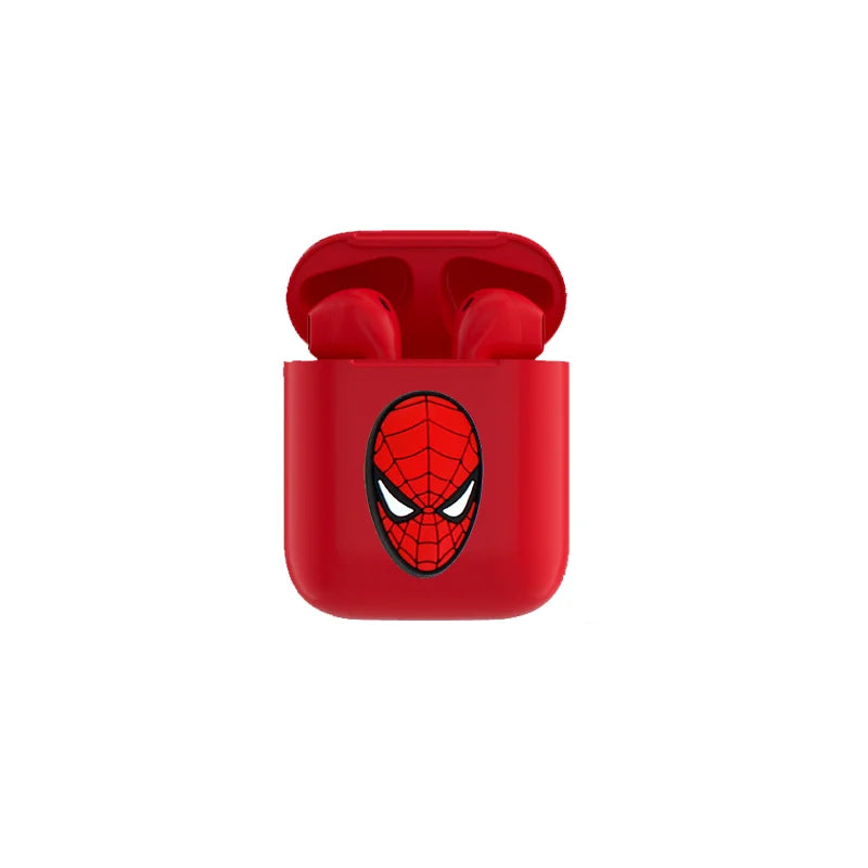 Nuevos auriculares Bluetooth Marvel Spider man auriculares inalámbricos sonido envolvente HIFI auriculares para ordenador portátil con micrófono para niños dibujos animados de Anime-MovilExpressShop