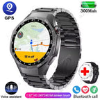 Reloj inteligente GT5 Pro, reloj deportivo GPS para hombres y mujeres, pantalla táctil AMOLED, llamadas telefónicas Bluetooth, reloj inteligente de pulsera resistente al agua para Fitness