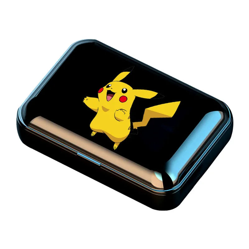 Pokemon Pikachu Auriculares inalámbricos con Bluetooth, Audio envolvente Anime estéreo bajo TWS auriculares deportivos para teléfono-MovilExpressShop
