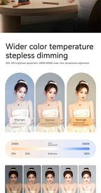 FANGTUOSI nuevo anillo de mano LED luz de relleno recargable teléfono móvil portátil fotografía en vivo escritorio jaula de conejo Selfie luz-MovilExpressShop