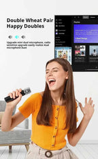 Altavoz Bluetooth inalámbrico portátil para Karaoke, máquina De micrófono, Subwoofer, caja De sonido potente, música, Caixa De Som Bocina Audio-MovilExpressShop