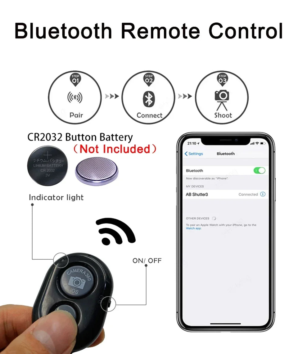 Kit de blogging para teléfono inteligente AY49, con trípode, soporte para teléfono, Mini micrófono, luz de relleno LED, arrancador para TikTok, transmisión en vivo, vídeo, YouTub-MovilExpressShop