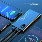 VIVO 120W Power Bank 50000mAh alta capacidad carga rápida Powerbank cargador de batería portátil para iPhone Samsung Huawei etc...-MovilExpressShop