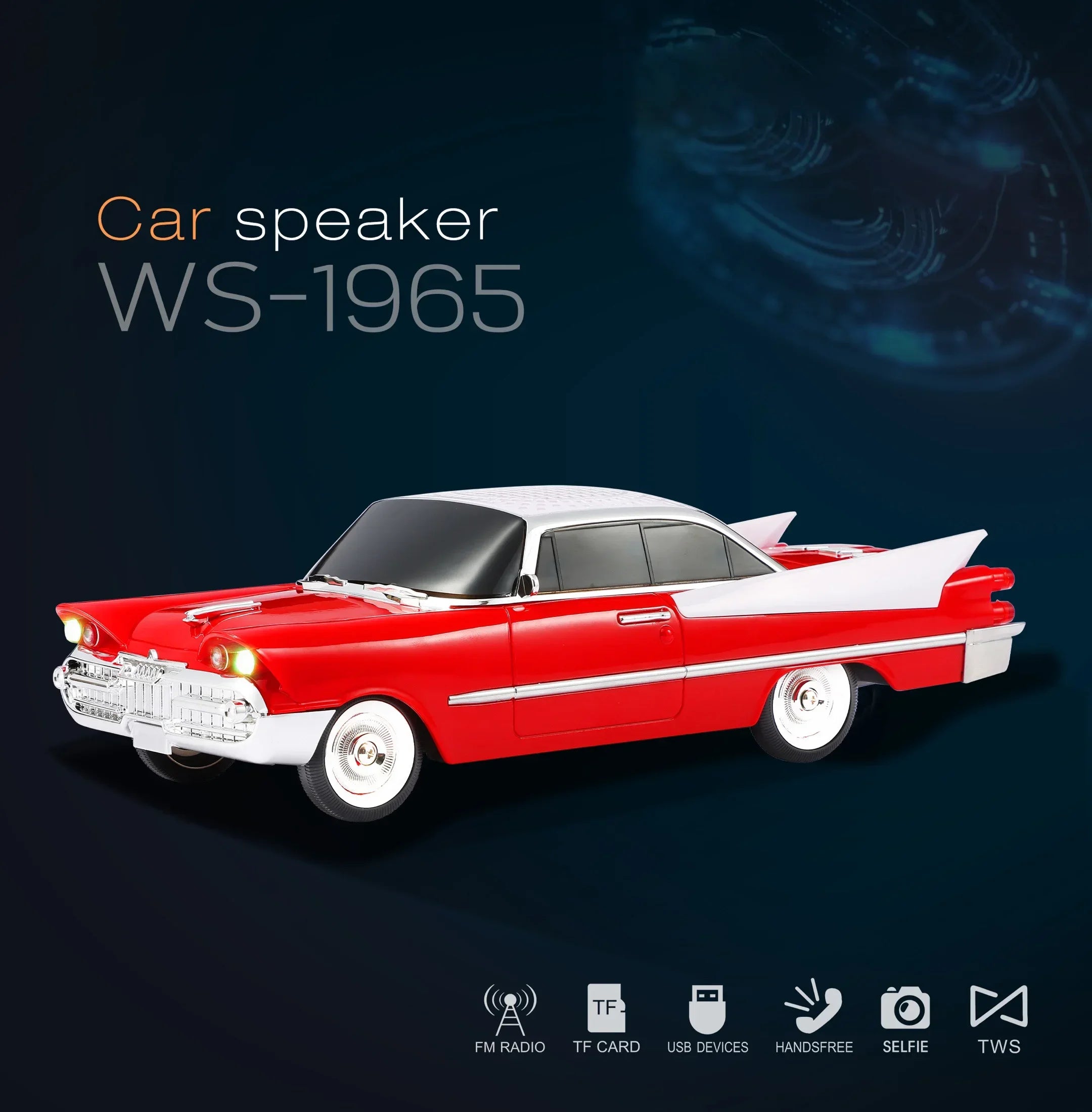 Dodge Custom Royal Lancer Altavoz Bluetooth inalámbrico-MovilExpressShop